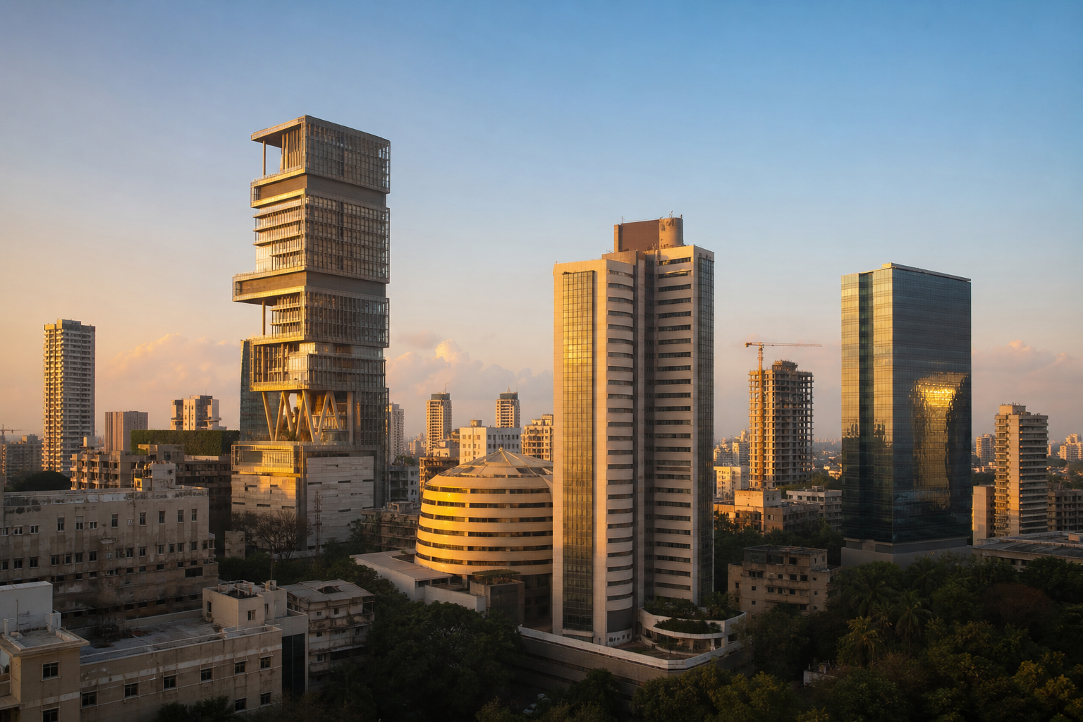 Financial markets skyline representing Trustox investment platform