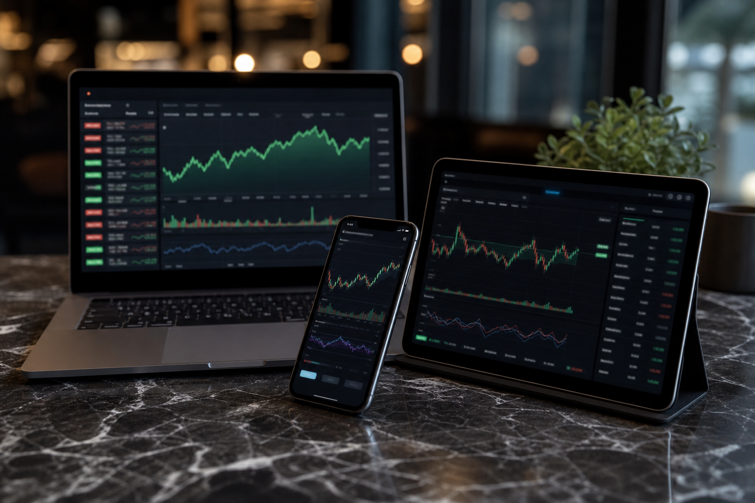 Trustox mobile app on phone and tablet